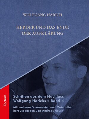 cover image of Schriften aus dem Nachlass Wolfgang Harichs